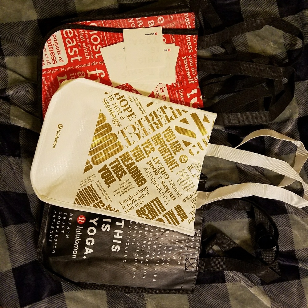 Lululemon Collection Baggies w/ Stickers